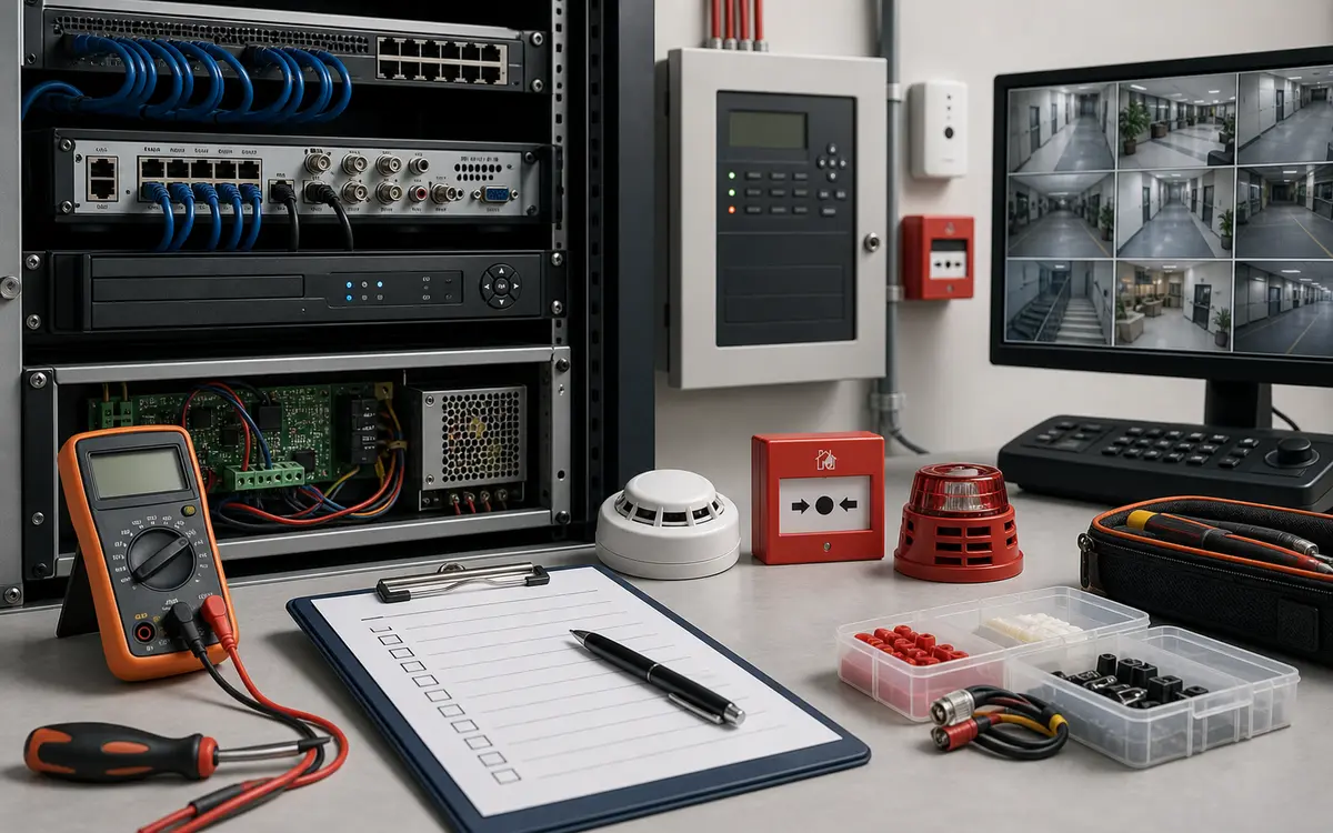AMC inspection and fault diagnosis setup
